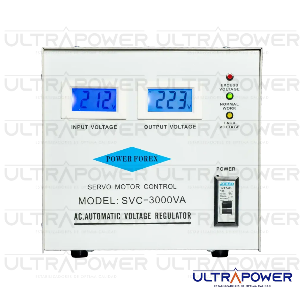 Estabilizador servomotor MODELO SVC 3Kva 2